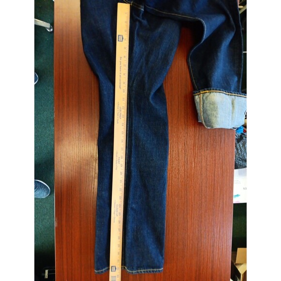 RRL Double RL Japanese Selvedge Jeans 38x32 Rinse Redline Slim Bootcut Buttonfly - Picture 11 of 12